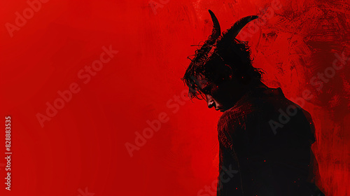 The concept the devil has fascinated and frightened humanity centuries. Often depicted as a malevolent being with horns,a tail, and red skin,the devil symbolizes the embodiment of evil and temptation.