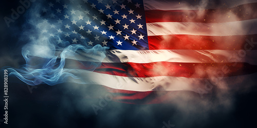 American Independence Day background,