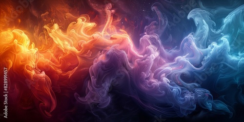 Colorful States of Matter Fusion, generative ai