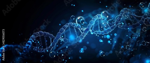 Genetic Sequence with Light Effects