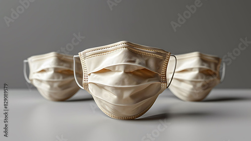 Front view mockup image white background of a laryngeal mask
