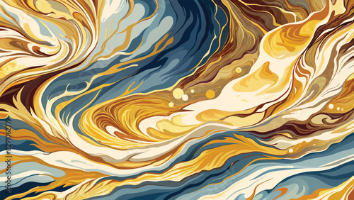 abstract background, golden, illustration