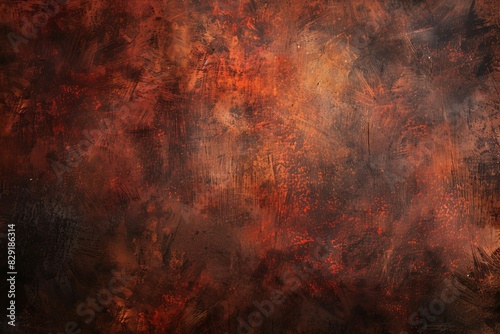 Dark brown canvas backdrop with warm red and orange tones for portraits products and concepts
