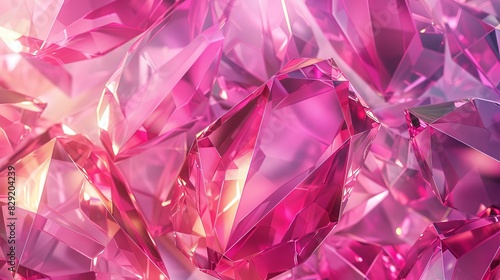 pink crystal background for graphic design abstract digital illustration