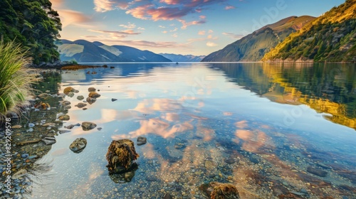 Experience the serene beauty of Momorangi Bay in Marlborough Sounds, South Island, New Zealand