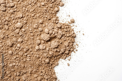 Close-up of Brown Soil Texture