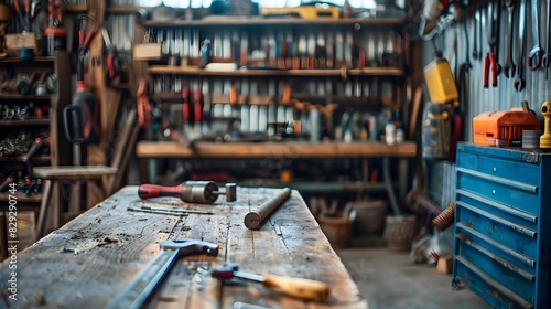Rustic Farm Workshop: A Haven for Equipment and Craftsmanship
