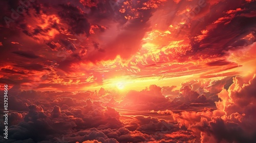 The sky s changing scenery at sunrise and sunset with vibrant red clouds and stunning sunsets and sunrises