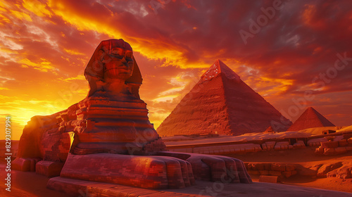 Sunrise at the Great Sphinx