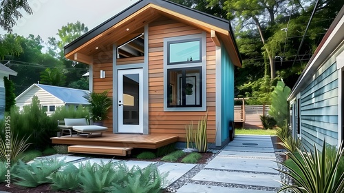 Explore the concept of small and sustainable living with this ADU tiny house.