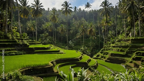 Near the cultural village of Ubud is an area known as Tegallalang that boasts the most dramatic terraced rice fields in all of Bali