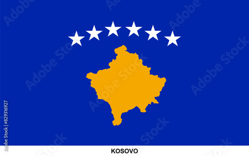Flag of KOSOVO, KOSOVO national flag