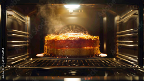 Elevating Sweets: A Cake's Journey in the Oven