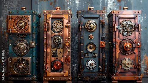 Intricate Safes with Mechanical Mechanisms