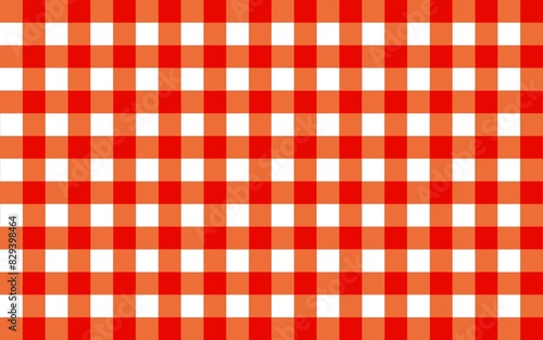 Background Seamless pattern checkered red and white colors 