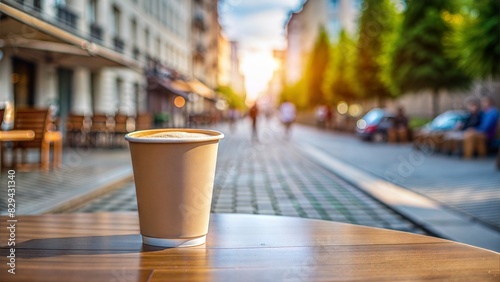 cup of coffee on the street