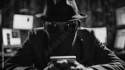 Corporate spy disguising as an IT technician to access restricted computer systems