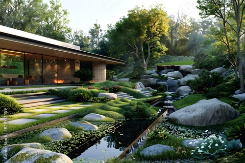 The perfect fusion of natural landscape and modern architecture