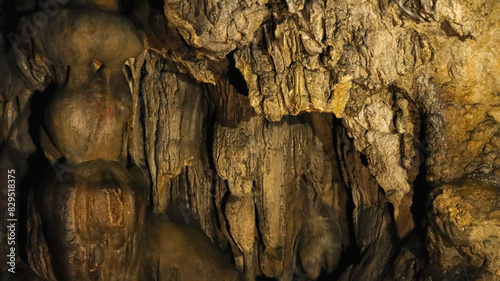 Mawsmai Caves, formed by the erosion of limestone and unrelenting flow of water, Cherrapunji, Meghalaya, India.