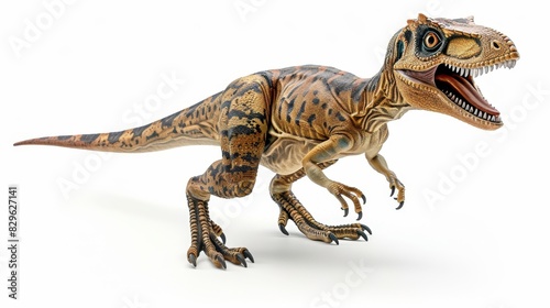 t rex isolated on white
