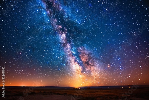 A view from the milky way, high quality, high resolution