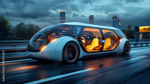 The car compartment in 2035 will be the central space