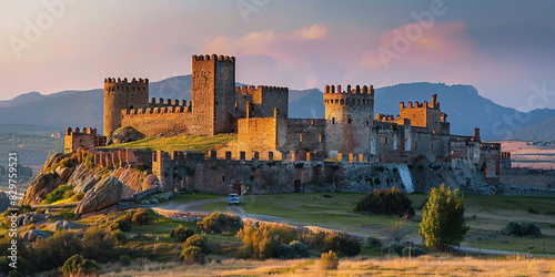 Architectural Marvel Castle of Javier in Navarre Spain 