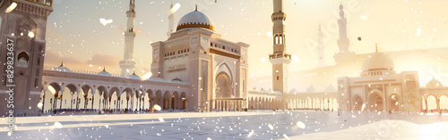 Beautiful Masjid Image Muslims Islamic Religion Faith and Worship of Allah islamic background 