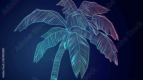 ðŸŒ´ ðŸŒ´ ðŸŒ´ Glowing neon palm tree. Tropical summer. Exotic island. Vibrant colors. Party. Vacation. Adventure. Excitement. Escape. Paradise.