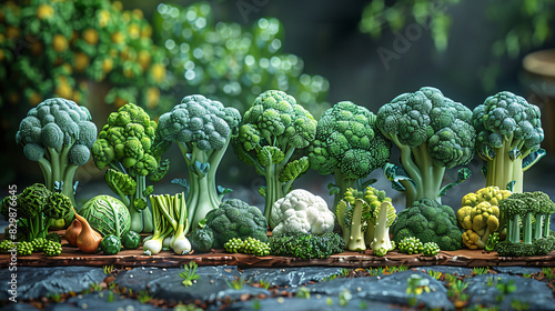 Delicious broccoli collection