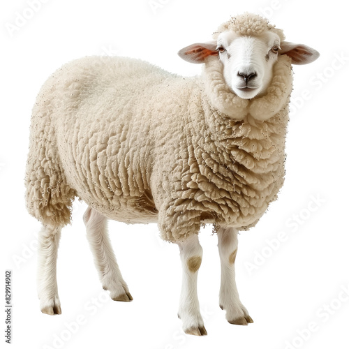 Sheep ,isolated on white background