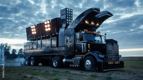 Light and sound system truck