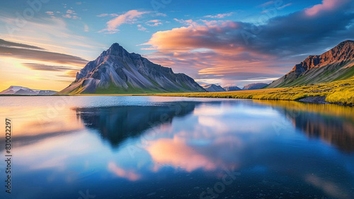 Amazing Iceland nature seascape