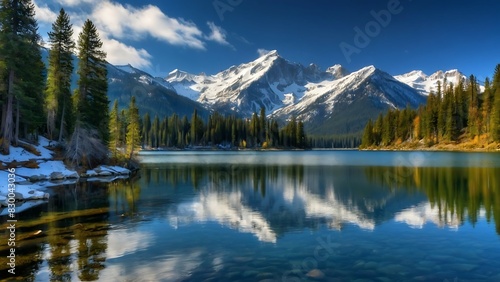 Mountain Lake in Banff National Park