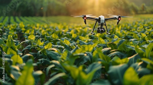 AI-driven drones, automated irrigation systems, and data analysis tools.