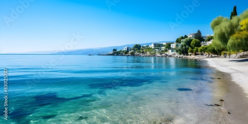Exploring the Popular Travel Destination of Opatija Riviera in Croatia's Kvarner Region. Concept Opatija Riviera, Adventurous Activities, Unique Cuisine, Stunning Landscapes, Rich History