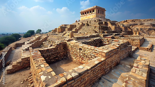 enchanting image of Harappa archaeological site ancient ruin wellpreserved artifact dating back Indus Valley Civilization UNESCO World Heritage site offer glimpse into one of world's earliest urban ce