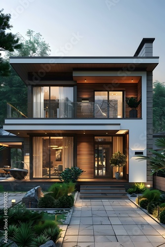 Small and exquisite modern house