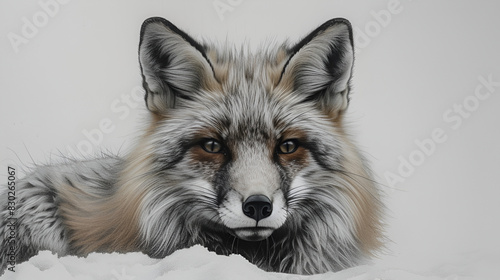 Portrait of a fox