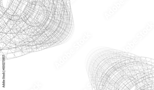 abstract architectural background 3d rendering
