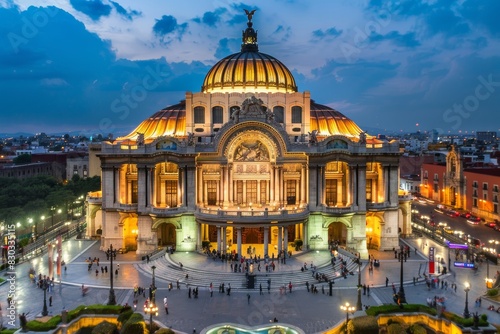 Palacio De Bellas Artes Mexico City 