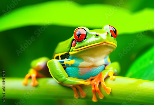 Exotic and Colorful Amphibian