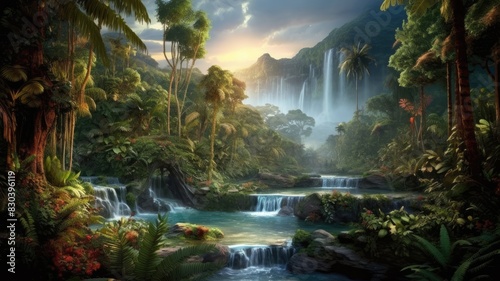 Tropical paradise Images depict lush rainforests703.jpg