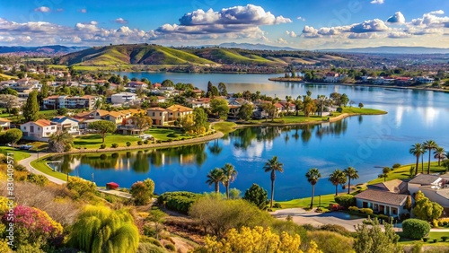 Scenic view of Eastlake Chula Vista in San Diego County