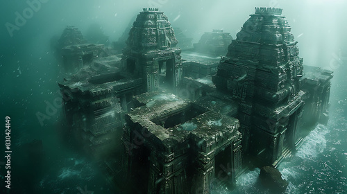 lost civilization that vanished leaving behind only the Emerald Tablets in a sunken city