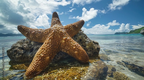 The coral rock is remarkably distinctive resembling a star