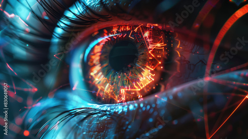 A laser vision correction poster - Generative AI