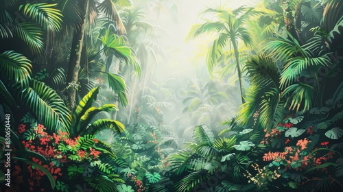 Forest in the tropics