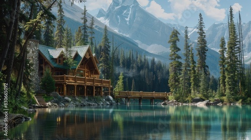 Emerald Lake Lodge: Alpine Resort on the Fileds of Canadian Mountains