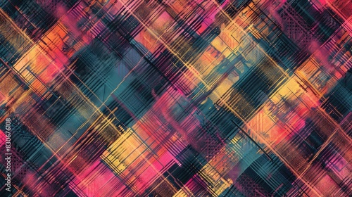 Repeat pattern background with abstract pixelation Ideal for weaving accessories like waistcoats